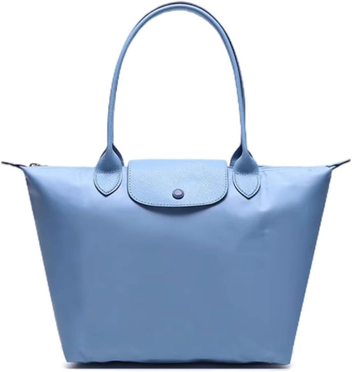 Women's Nylon Tote Bag, Large Capacity Waterproof Shoulder Bags, Spacious Handbag with Metal Zipper & Compartments