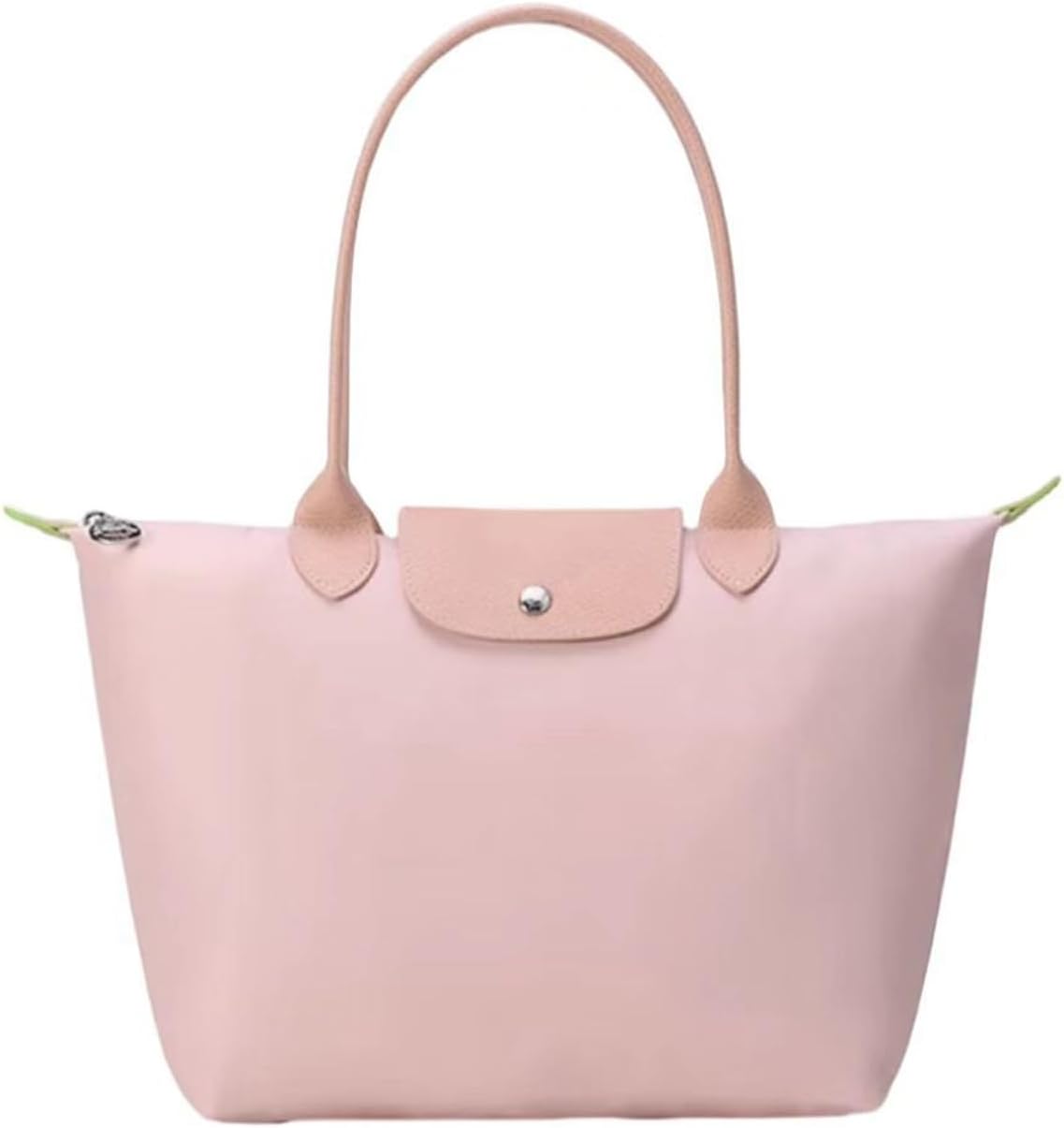 Women's Nylon Tote Bag, Large Capacity Waterproof Shoulder Bags, Spacious Handbag with Metal Zipper & Compartments