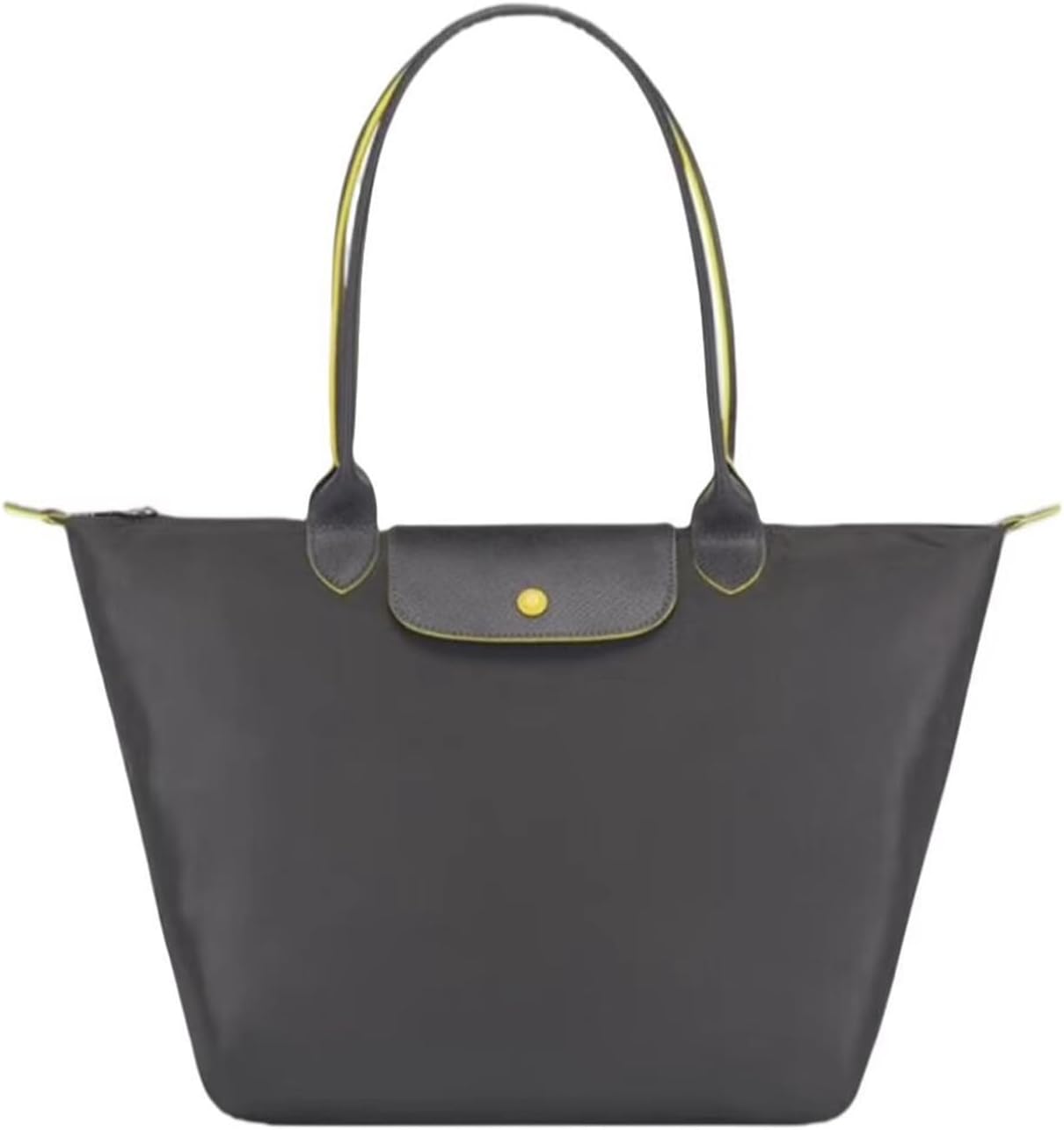 Women's Nylon Tote Bag, Large Capacity Waterproof Shoulder Bags, Spacious Handbag with Metal Zipper & Compartments