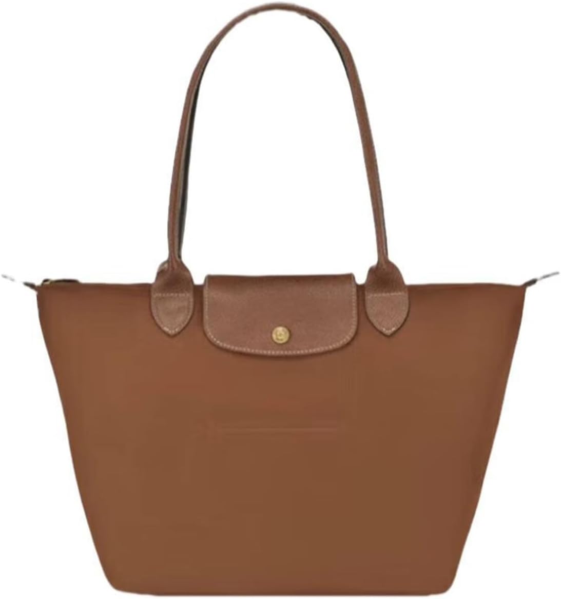 Women's Nylon Tote Bag, Large Capacity Waterproof Shoulder Bags, Spacious Handbag with Metal Zipper & Compartments