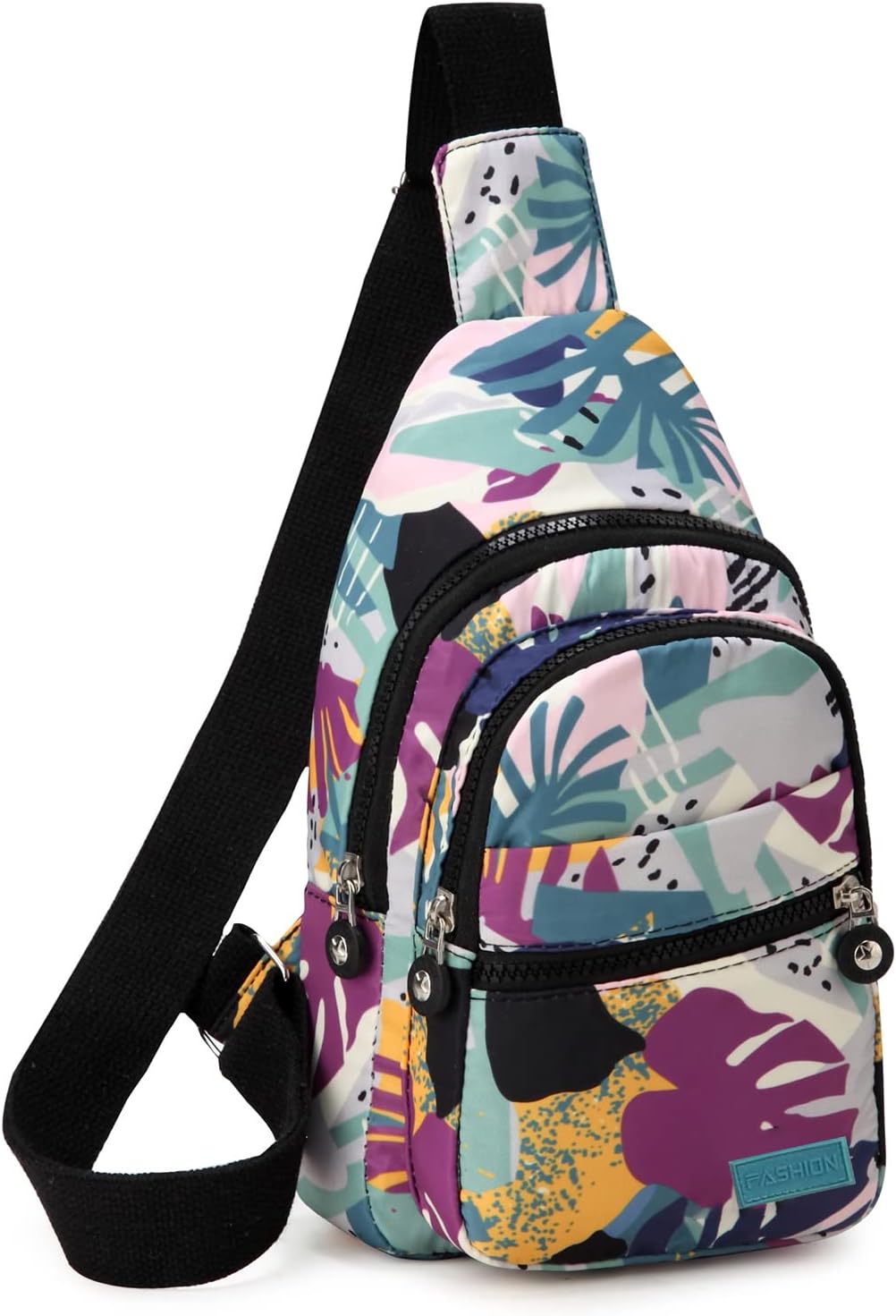 Small Sling Bag for Women Men, Sling Backpack Chest Daypack Crossbody Bag for Travel Outdoor Hiking