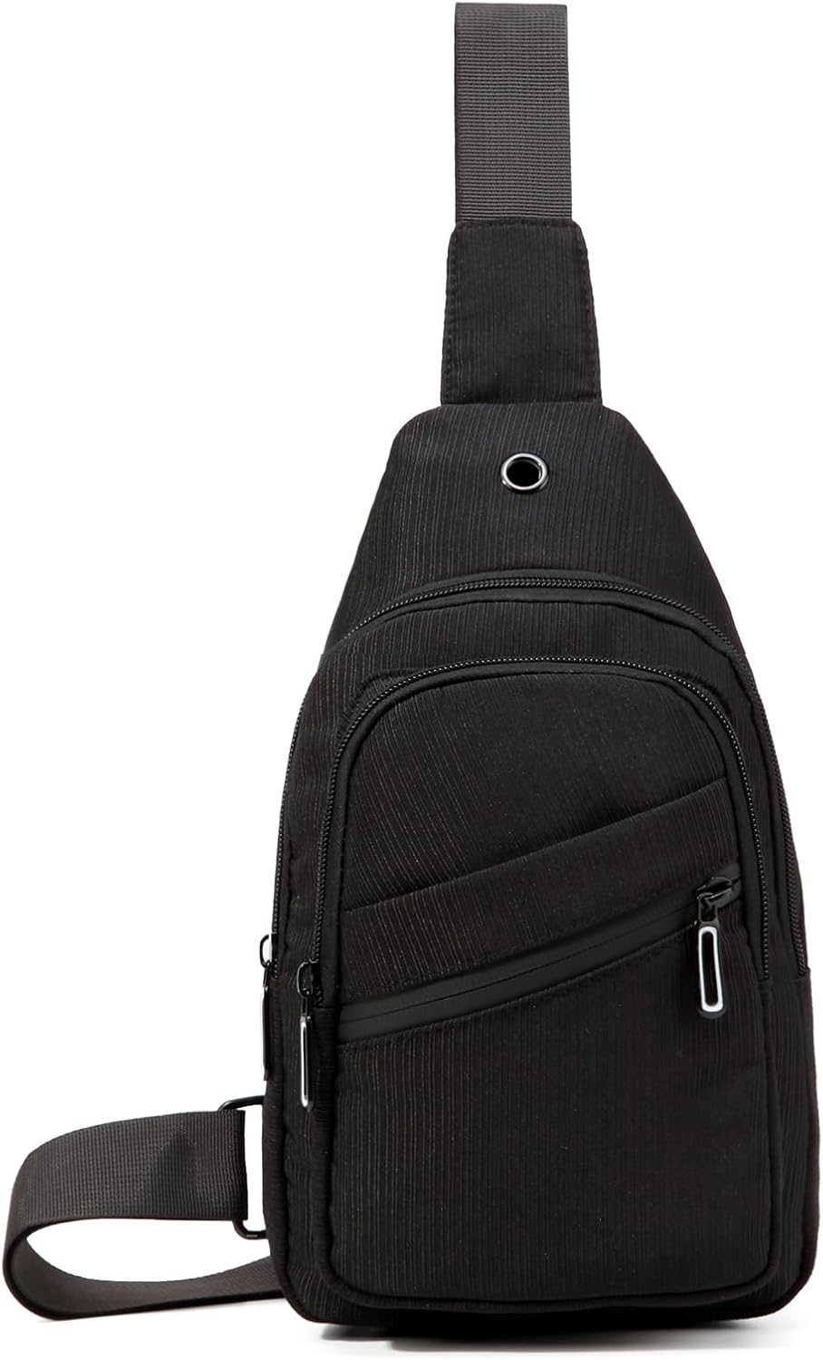 Small Sling Bag for Women Men, Sling Backpack Chest Daypack Crossbody Bag for Travel Outdoor Hiking