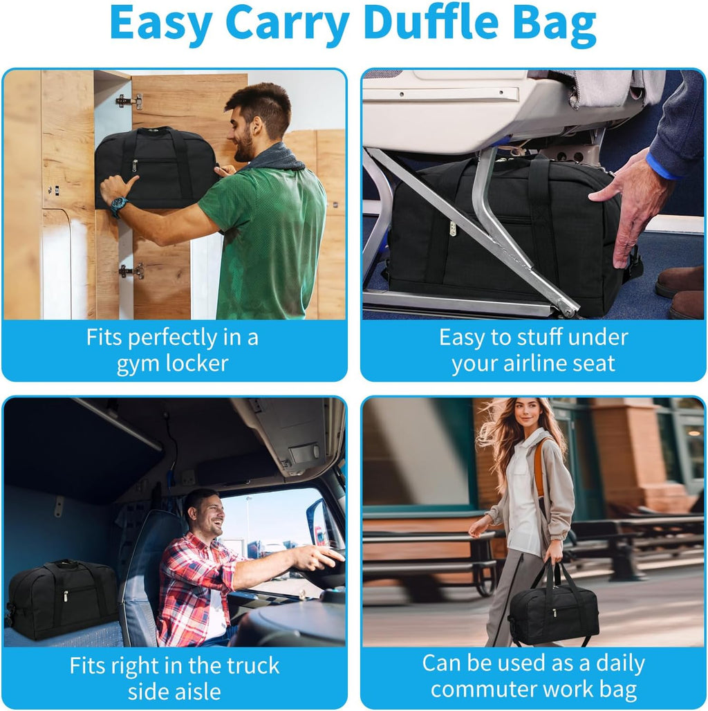 Small Gym Bag 14 inch lightweight Carry On Mini Duffel Bag for Travel Sport