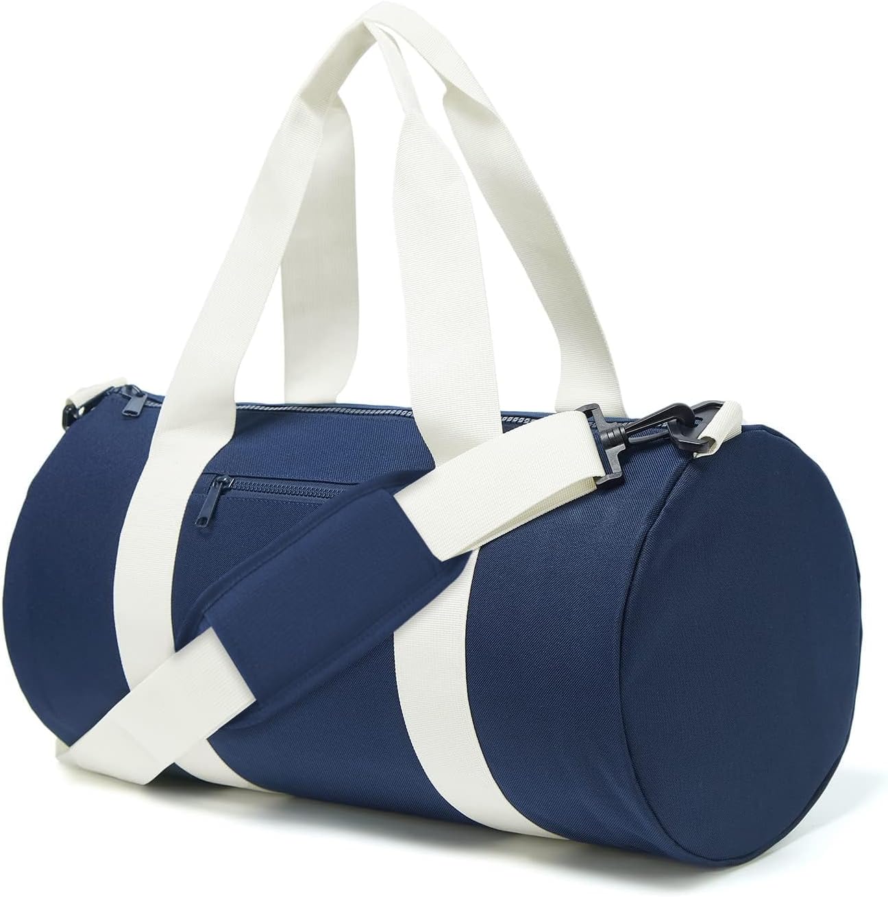 Small Gym Bag Duffel Bag for Women Men Fitness Sports Bag Workout Adjustable Detachable Shoulder Strap Lightweight Carry on Travel Duffle Bag (Black, 15" / Mini / 12L)