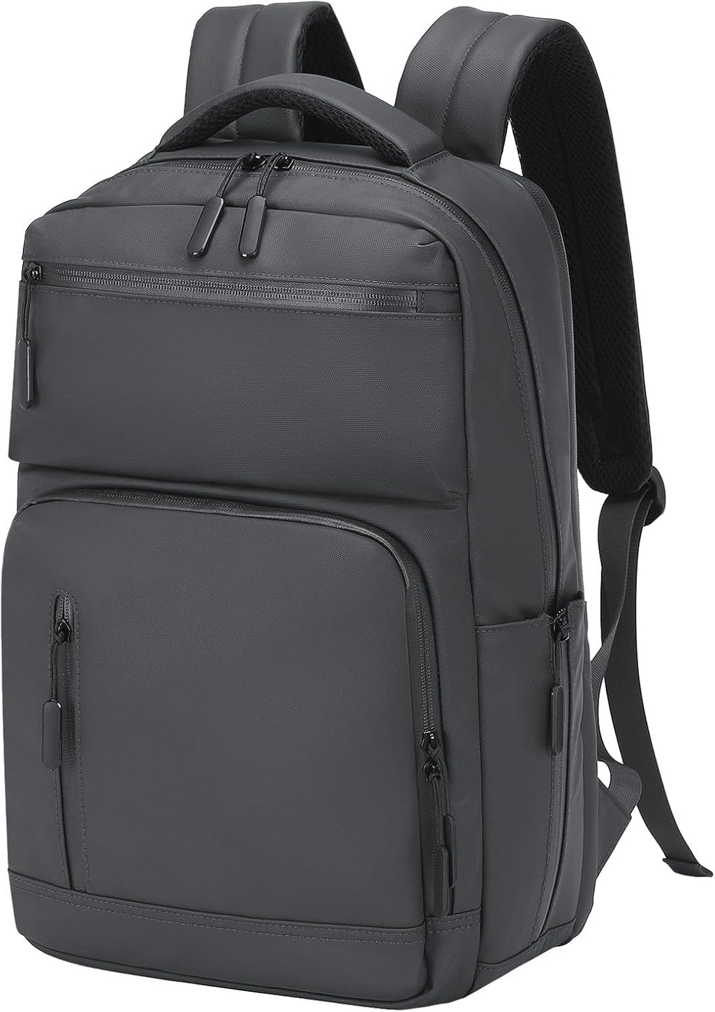 Waterproof Laptop Backpack for Men & Women, Flight Approved Anti-Theft Daypack with 15.6-inch Laptop Sleeve (Black)
