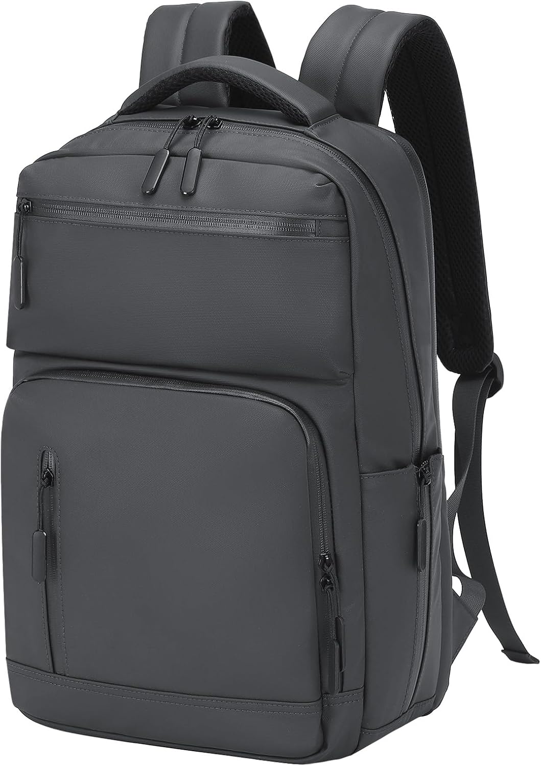 Waterproof Laptop Backpack for Men & Women, Flight Approved Anti-Theft Daypack with 15.6-inch Laptop Sleeve (Black)