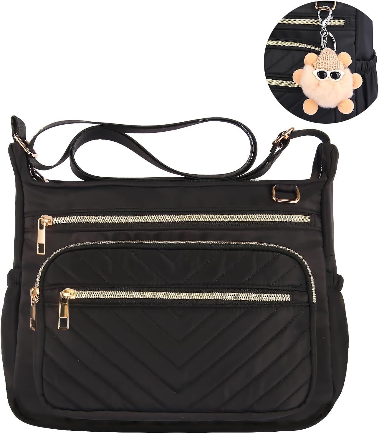 Purse for Women Travel, Large RFID Anti-Theft Shoulder Crossbody Bag With Multiple Pockets for Daily Or Work