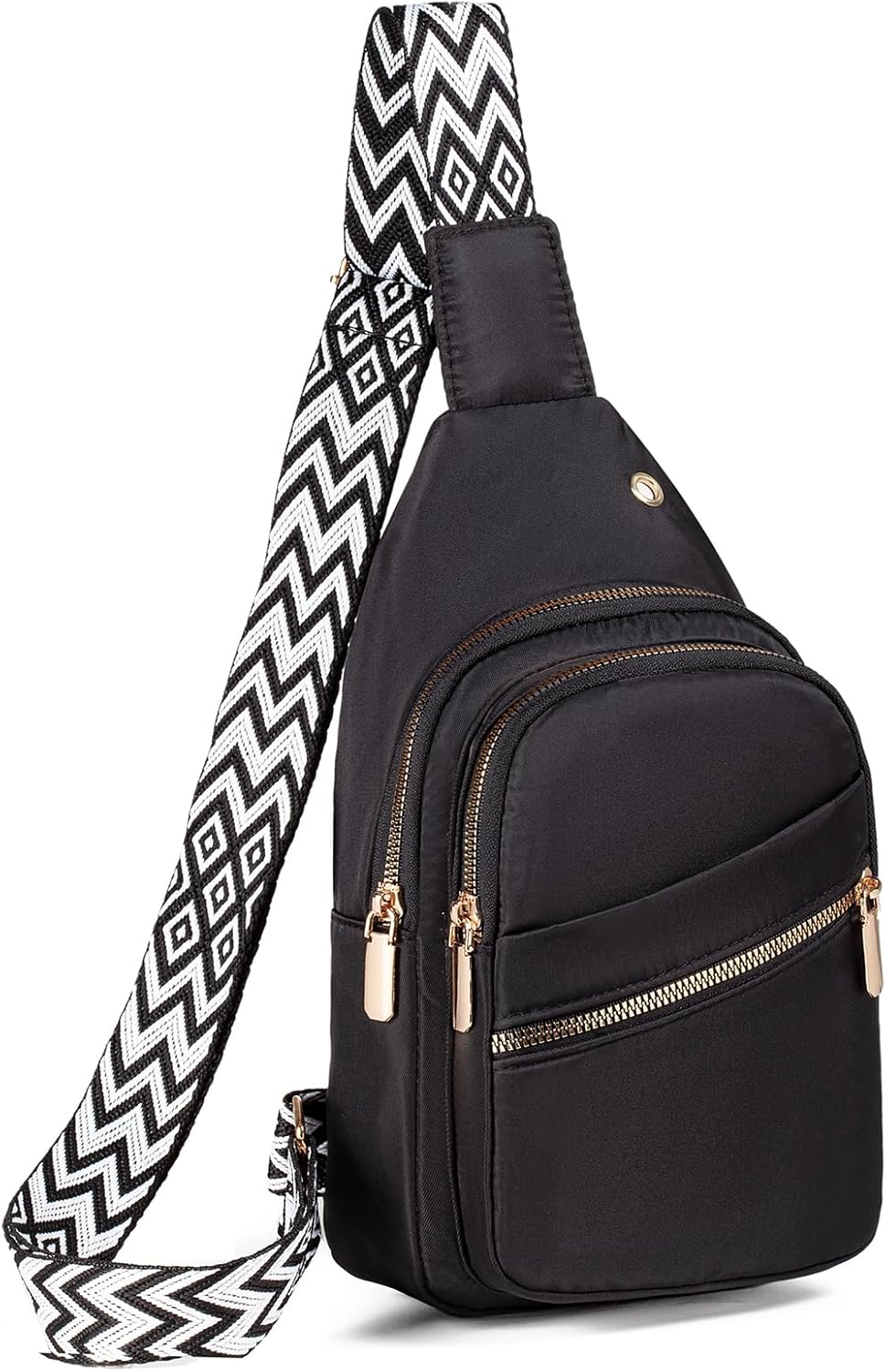 Small Sling Bag for Women Men, Sling Backpack Chest Daypack Crossbody Bag for Travel Outdoor Hiking