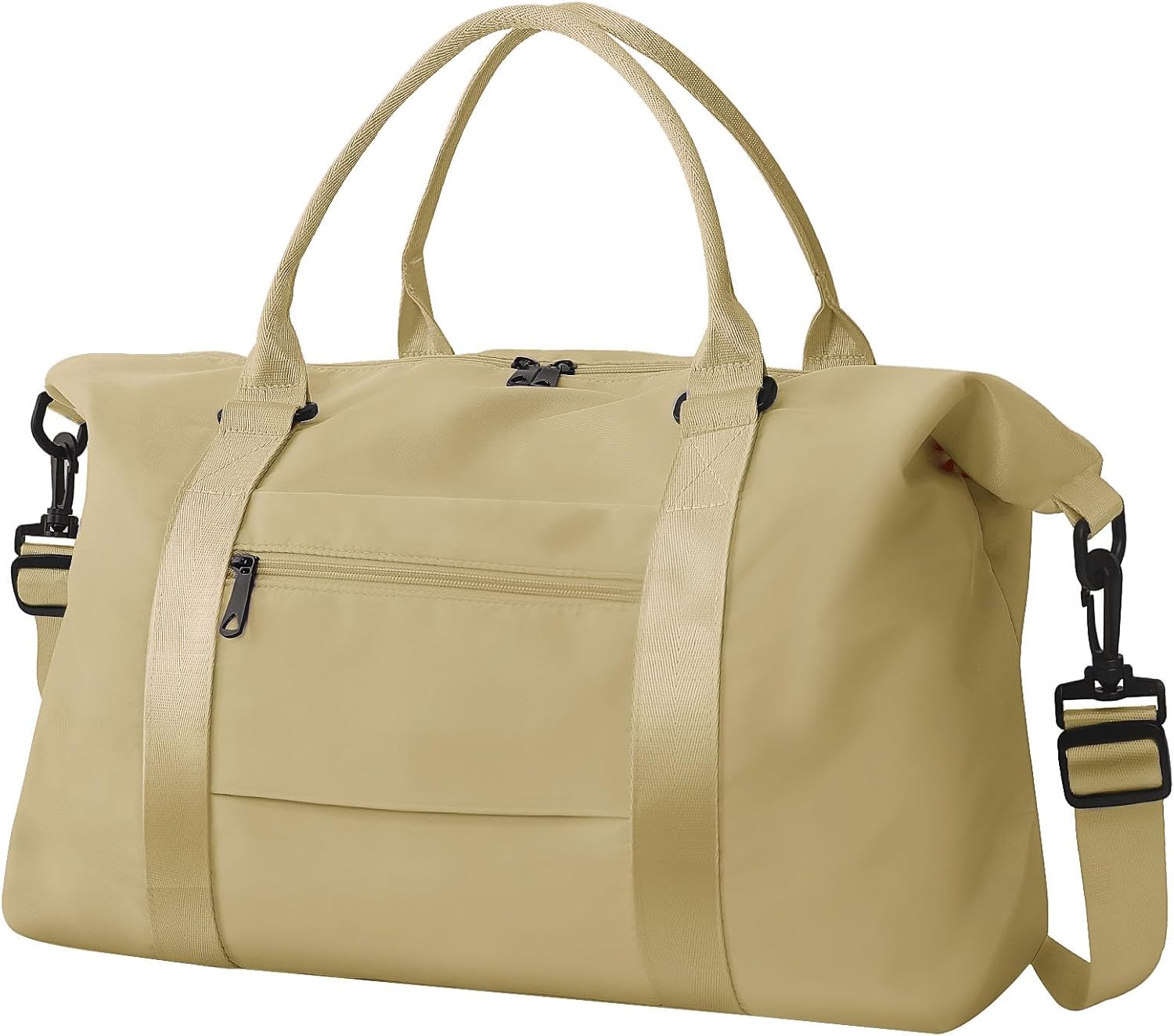 Travel Duffle Bag, Waterproof Weekender Carry On Tote Bags for Women, Sport Gym Bag for Men, Hospital Bag for Labor and Delivery, Overnight Luggage Bag with Trolley Sleeve Coral Pink