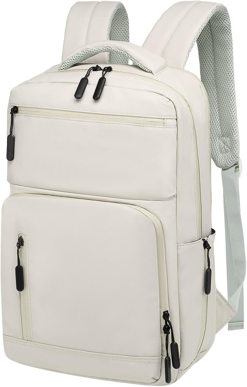 Waterproof Laptop Backpack for Men & Women, Flight Approved Anti-Theft Daypack with 15.6-inch Laptop Sleeve (Black)