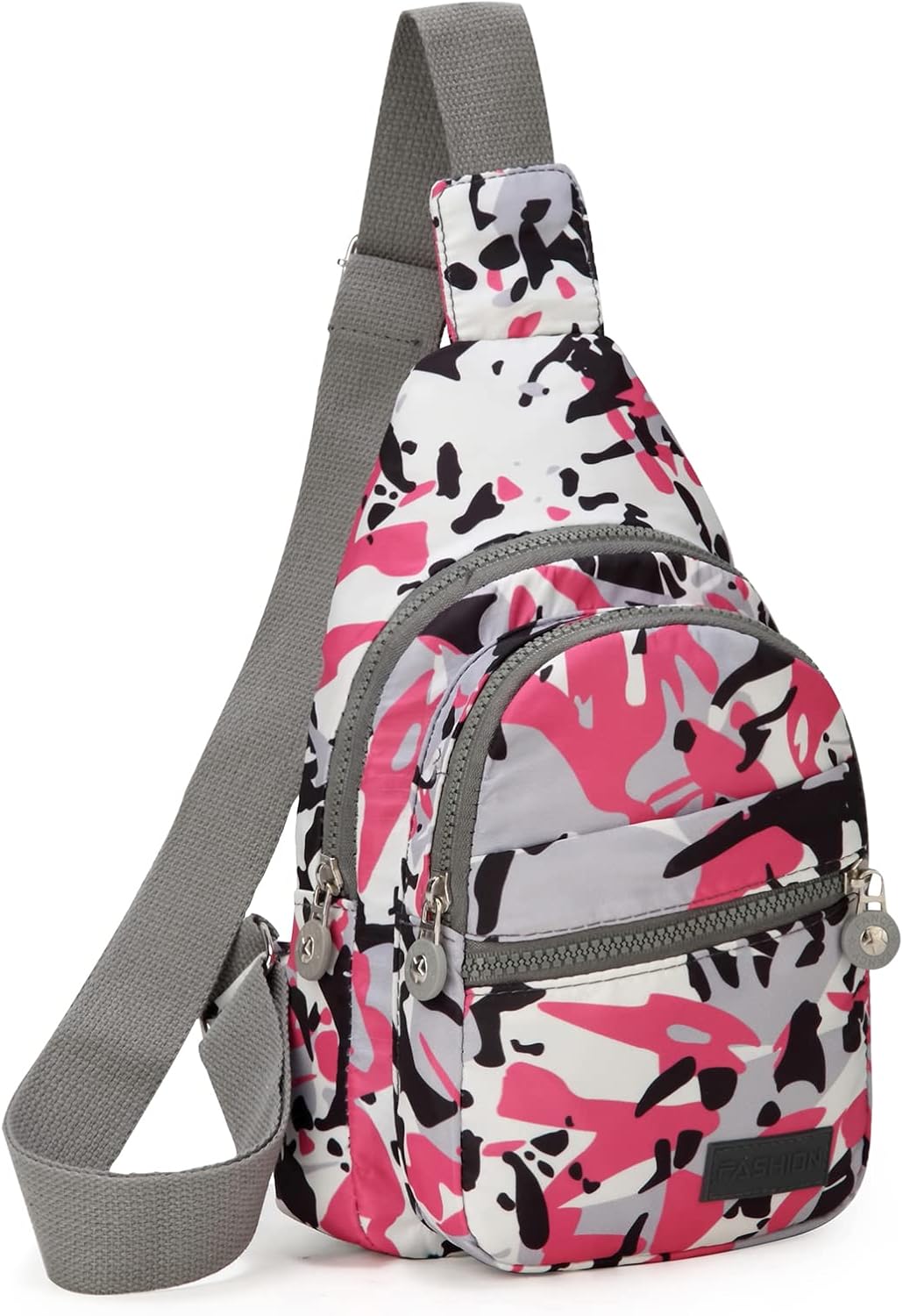 Small Sling Bag for Women Men, Sling Backpack Chest Daypack Crossbody Bag for Travel Outdoor Hiking