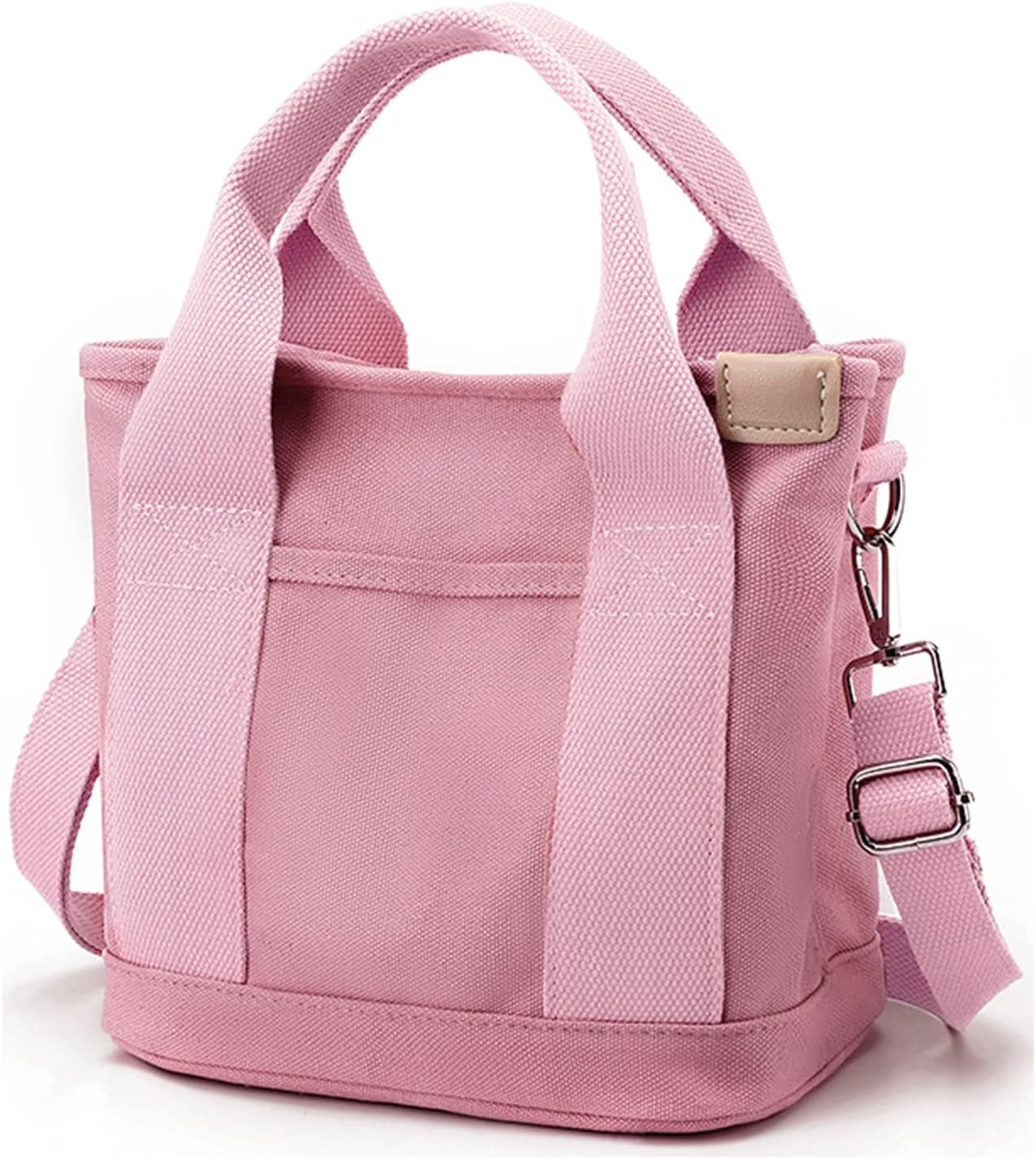 Small Tote Bag with Zipper Tote Bag for Women Canvas Crossbody Bag Shoulder Bag Satchel Hobo Bag Messenger