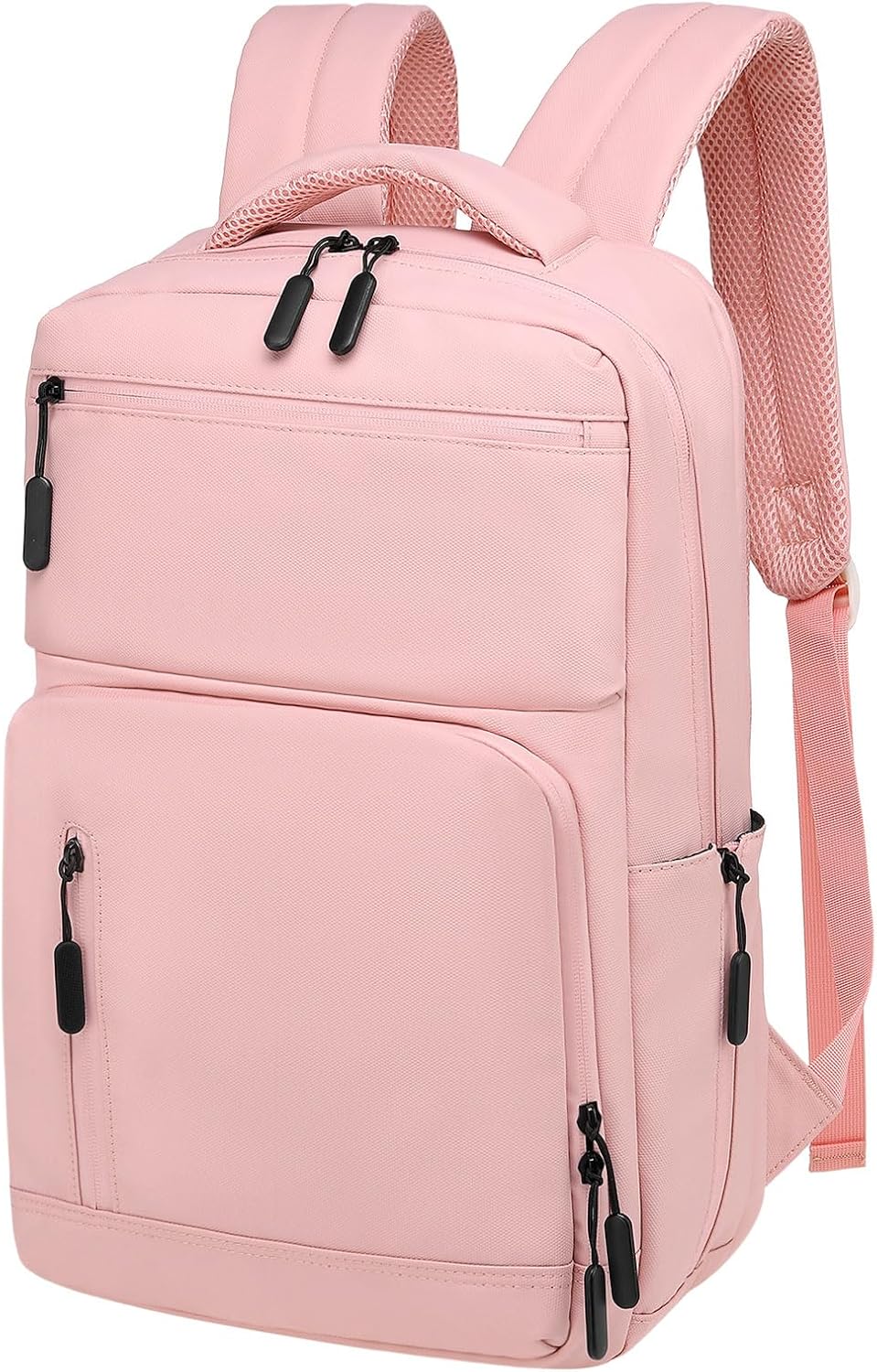 Waterproof Laptop Backpack for Men & Women, Flight Approved Anti-Theft Daypack with 15.6-inch Laptop Sleeve (Black)