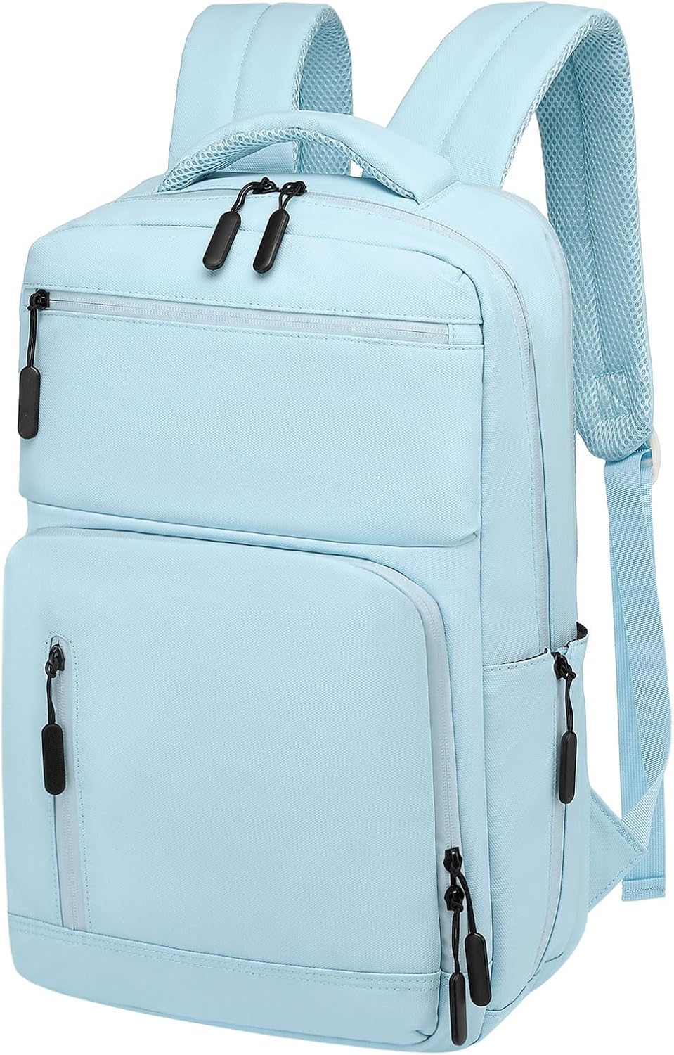 Waterproof Laptop Backpack for Men & Women, Flight Approved Anti-Theft Daypack with 15.6-inch Laptop Sleeve (Black)