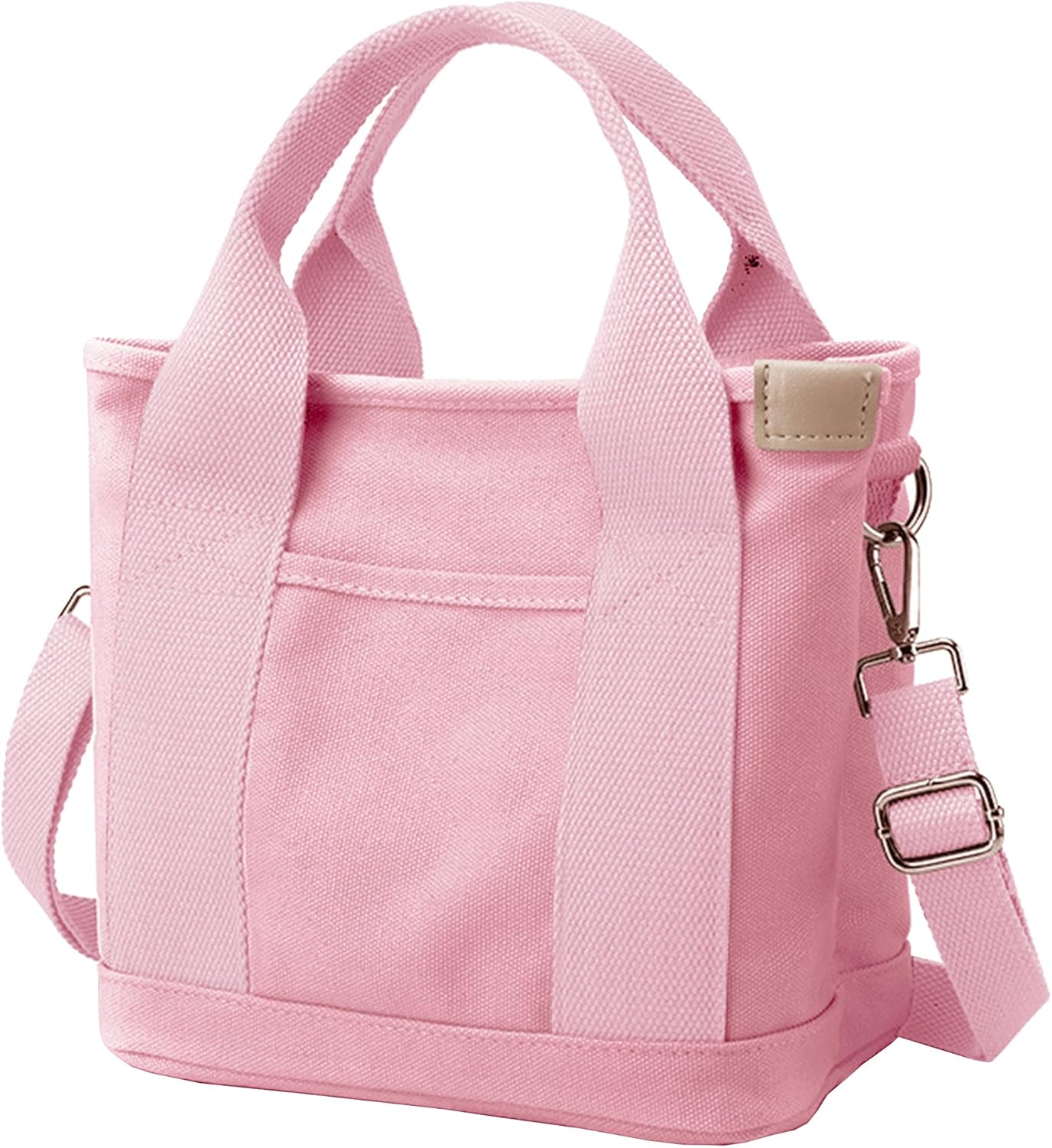 Small Tote Bag with Zipper Tote Bag for Women Canvas Crossbody Bag Shoulder Bag Satchel Hobo Bag Messenger