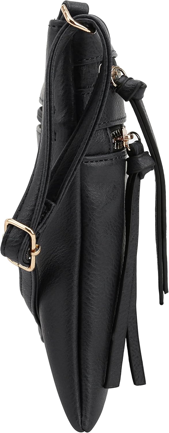 Crossbody Purse Bag Shoulder Bag Multi Pocket Zipper Purse