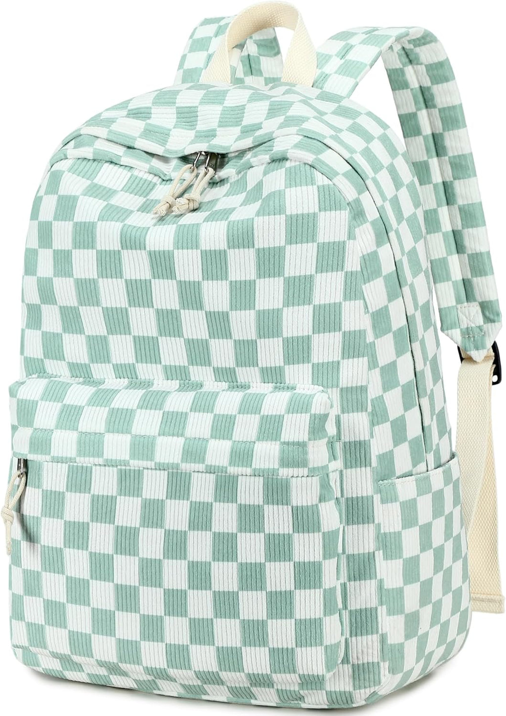 School Backpack for Teens Large Corduroy Bookbag Lightweight 15.6 inch Laptop Bag for Girls Women Casual High School College