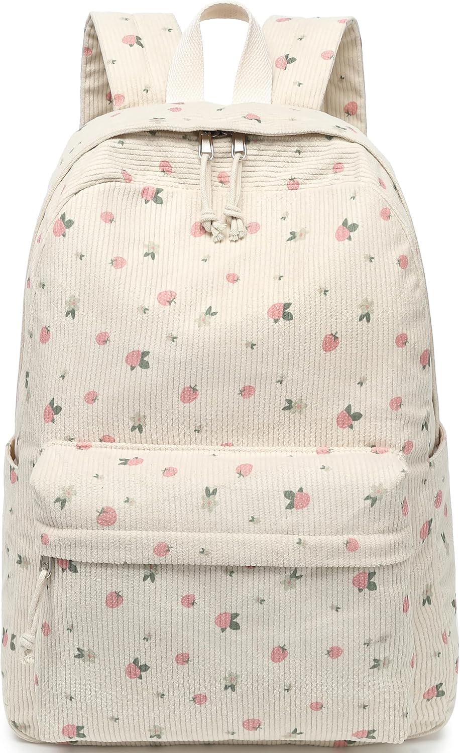 School Backpack for Teens Large Corduroy Bookbag Lightweight 15.6 inch Laptop Bag for Girls Women Casual High School College