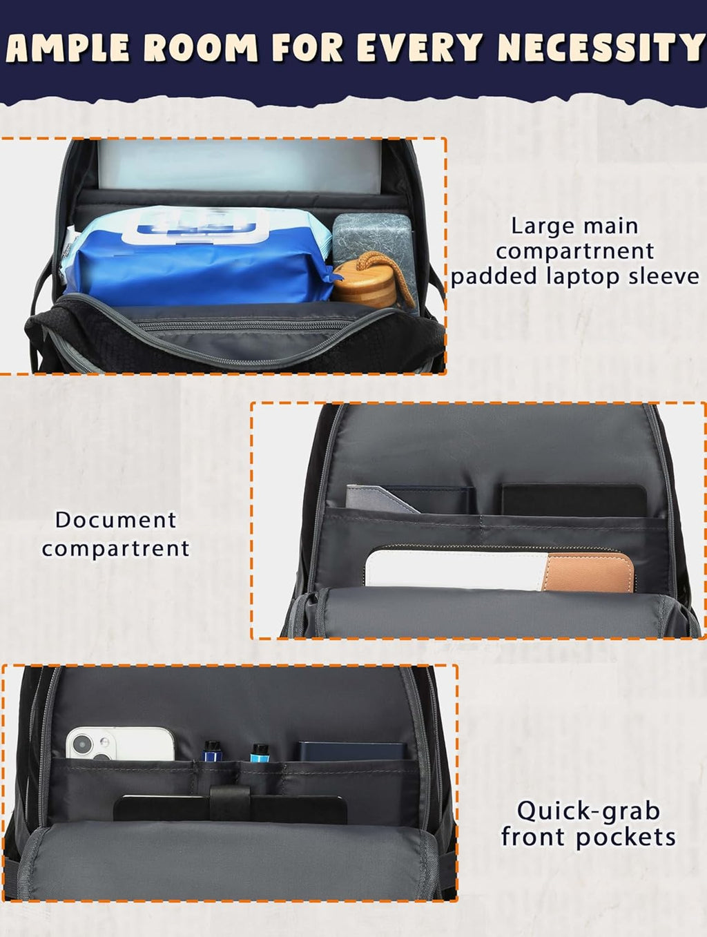 High School Backpack for Girls Boys Middle School Bookbag for Kids Back to School Bag for College with Large Compartment Casual Daypack Mochilas para Niñas Adolescentes