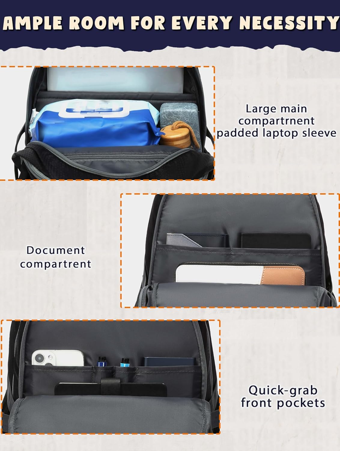 High School Backpack for Girls Boys Middle School Bookbag for Kids Back to School Bag for College with Large Compartment Casual Daypack Mochilas para Niñas Adolescentes