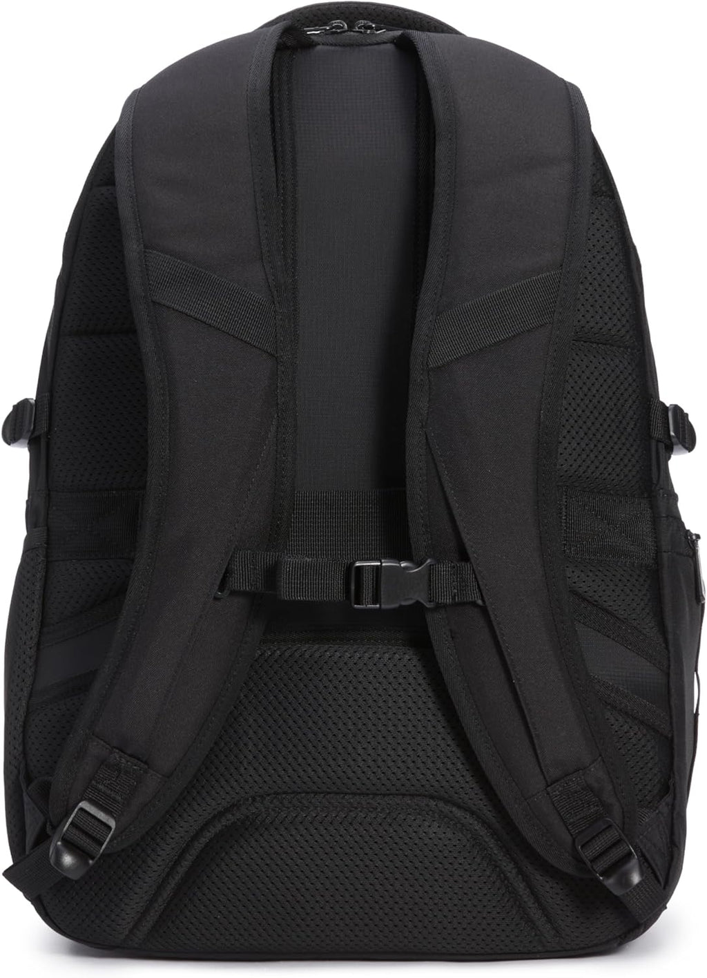 Basics Travel Laptop Backpack with Multiple Pockets and Compartments for 17 in / 43.1 cm Laptop, Water Resistant, Spacious with Padded Shoulder Straps, Black