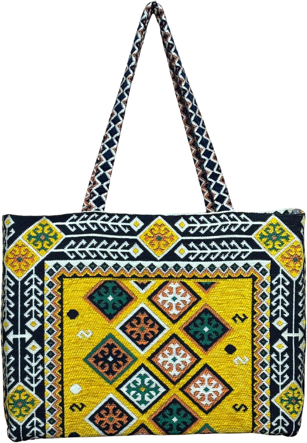 Tote Bag for Women Woven Shoulder Bag Gym Travel Weekender Cute Tote with Compartments Fits 17-Inch Laptop