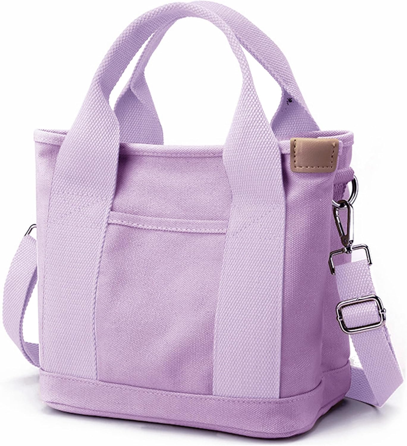 Small Tote Bag with Zipper Tote Bag for Women Canvas Crossbody Bag Shoulder Bag Satchel Hobo Bag Messenger