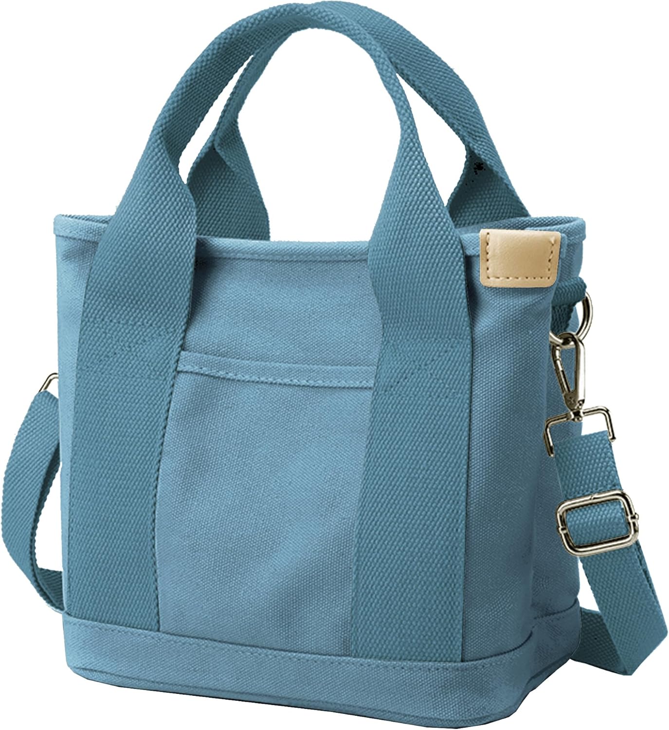 Small Tote Bag with Zipper Tote Bag for Women Canvas Crossbody Bag Shoulder Bag Satchel Hobo Bag Messenger