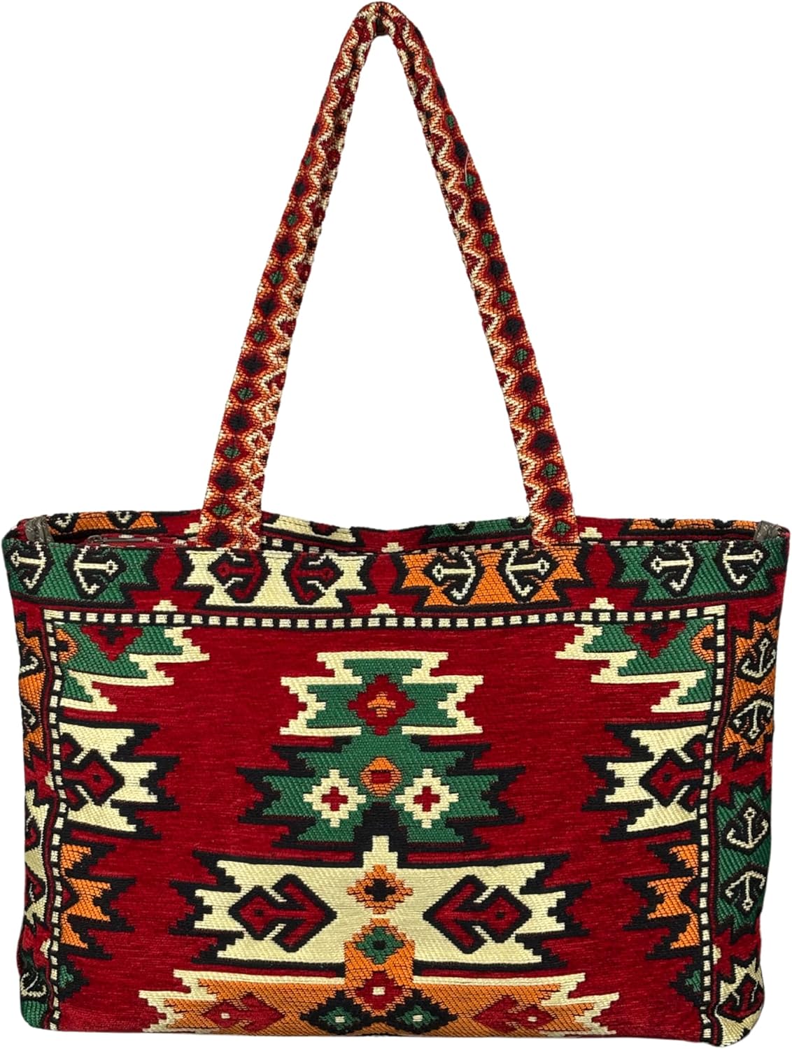 Tote Bag for Women Woven Shoulder Bag Gym Travel Weekender Cute Tote with Compartments Fits 17-Inch Laptop