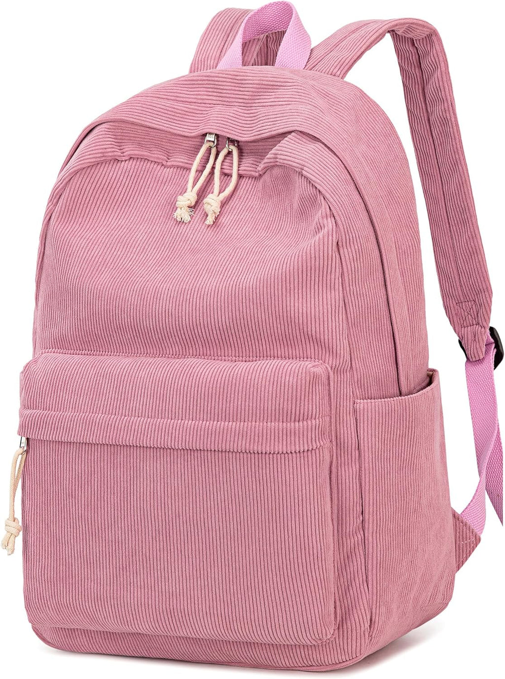 School Backpack for Teens Large Corduroy Bookbag Lightweight 15.6 inch Laptop Bag for Girls Women Casual High School College